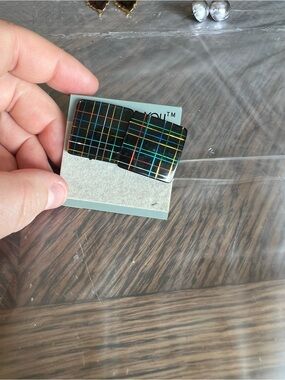 Vintage 80s/90s Black Plaid Square Stud Earrings